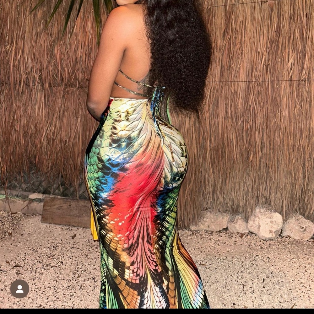 Printed dress
